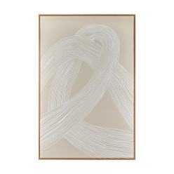 Coppia di Quadri Materici in Rilievo – Collezione L’Oca Nera per LeMoire Home (60x90 cm)