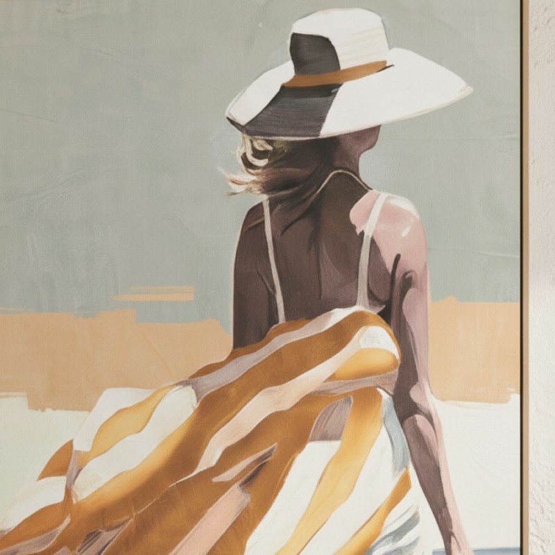 Sapore d'Estate – Quadro Materico Collezione L’Oca Nera 80x120 cm dettaglio