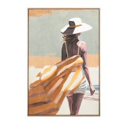 Sapore d'Estate – Quadro Materico Collezione L’Oca Nera 80x120 cm