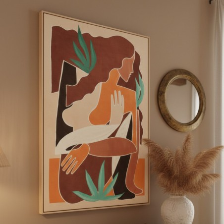 Quadro Astratto Contemporaneo – L'Oca Nera per Lemoire Home (80x120 cm)