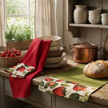 Duo Canovacci Sartoriali Lemoire Home – Collezione Menadi (Cotone & Nido d’Ape)