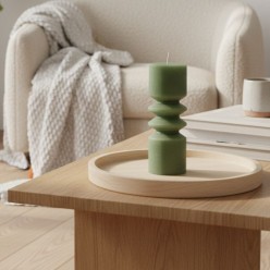 IOTA – Candela Scultorea Totemica | Collezione GEO