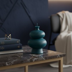 Kappa: Candela Geometrica Scultorea – Collezione GEO by Cereria Graziani 1805