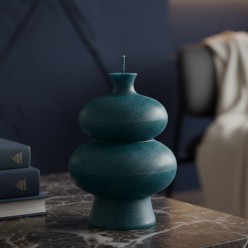 Kappa: Candela Geometrica Scultorea – Collezione GEO by Cereria Graziani 1805