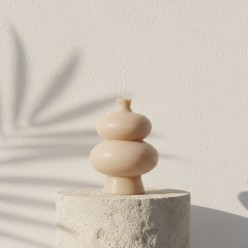 Kappa: Candela Geometrica Scultorea – Collezione GEO by Cereria Graziani 1805