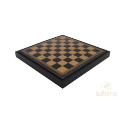 Scacchiera Lusso Multigioco in Similpelle e Scacchi in Metallo Rifiniti a Mano | Lemoire Home