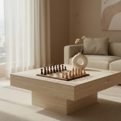 Set Scacchi Classico Lemoire Home: Eccellenza Italfama in Noce, Acero e Acacia Rifinita a Mano