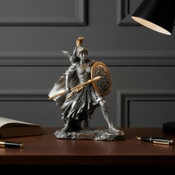Atena Dea della Sapienza statuina in Peltro Pieno – L'Eleganza Strategica Italfama