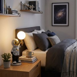 Astronaut Luxury Lampada da Tavolo – Design Urban & Gold 46cm | Lemoire Home