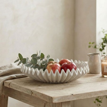 Piatto Decorativo a Raggiera – L'Eleganza Materica che Incanta la Tavola