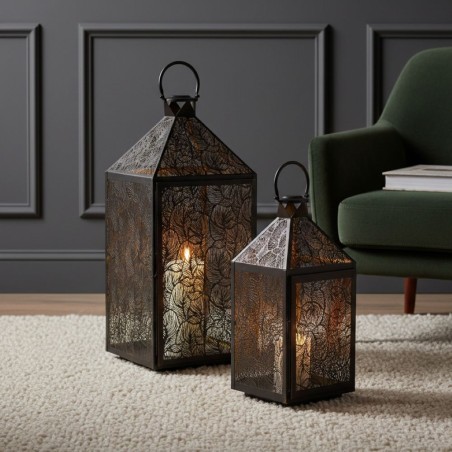 Set 2 Lanterne Design L'Oca Nera x LMH | Grande 69cm & Piccola 54cm