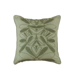 Cuscino Arredo Ricamato Sage Green – Collezione Luxury L'Oca Nera