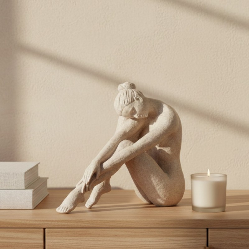 Scultura Moderna di Ballerina in Texture Materica – Collezione d’Autore Scultura Moderna di Ballerina in Texture Materica – Collezione d’Autore