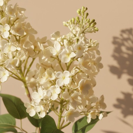 Fiore di Lillà Bianco L'Oca Nera – Stelo realistico (66 cm)