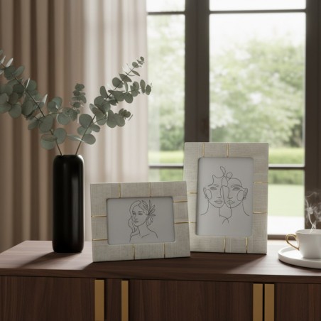 Portafoto Ritmo d'Oro Lemoire Home – Design a Strati e Lamine Luminose