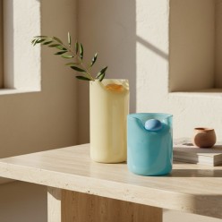 Sculture di Vetro Mediterraneo – Collezione Vasi Luxury Aurora by L’Oca Nera