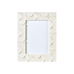 Portafoto Scultoreo in Resina e Polvere di Marmo – Collezione L’Oca Nera per Lemoire Home