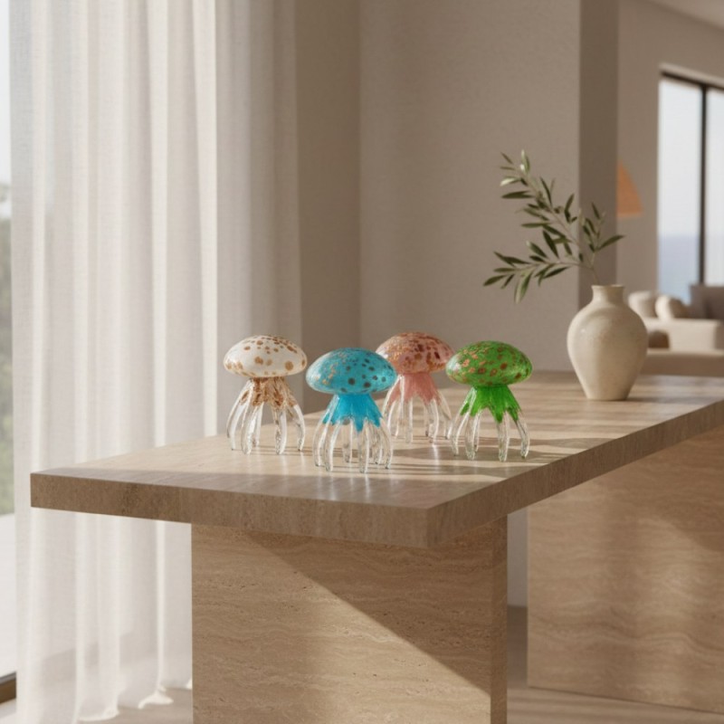 Medusa Incanto in Vetro Artistico L’Oca Nera – Scultura d'Arredo Lemoire Home