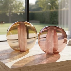 Vasi in Vetro Soffiato Ambra e Bordeaux | L'Oca Nera x Lemoire Home