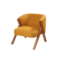 Poltrona Contemporary Gold & Walnut Edition - L’Equilibrio delle Forme