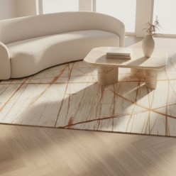 Tappeto Luxury colori terra L'Oca Nera – Texture Astratta 155x230 cm