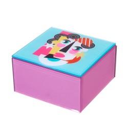 Portagioie in Vetro Molato L'Oca Nera – Collezione Artistica Lemoire Home