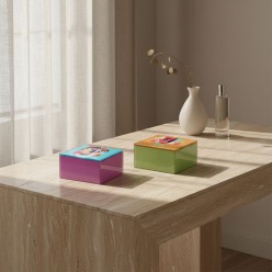 Portagioie in Vetro Molato L'Oca Nera – Collezione Artistica Lemoire Home