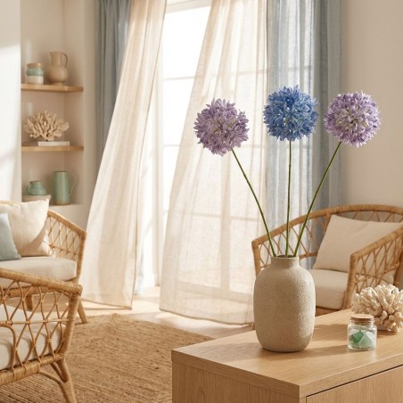 Ramo con fiore di Agapanthus Artificiale EDG