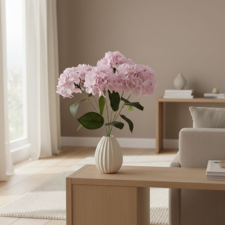 Bouquet di Ortensie "Petalo di Seta" EDG - 6 Infiorescenze (H 50 cm)