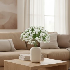 Mazzetto di Gypsophila Artificiale EDG - Nuance "Nuvola Bianca", H 34 cm