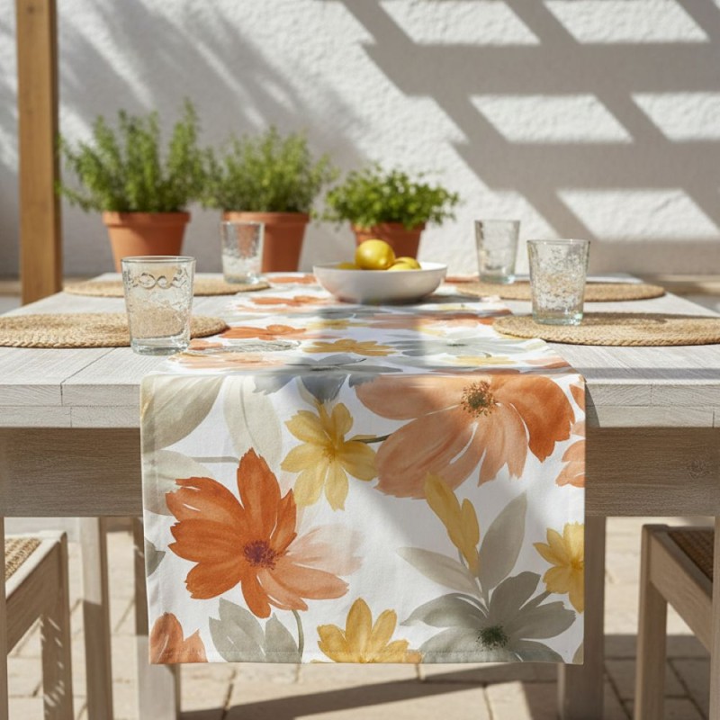 Runner d'Arredo in Cotone collezione Ermione – Lemoire Home Runner d'Arredo in Cotone collezione Ermione – Lemoire Home
