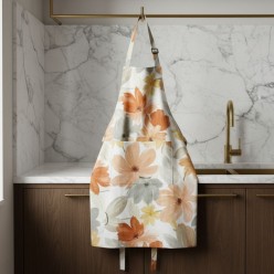Grembiule floreale collezione Segesta con tasca – Lemoire Home