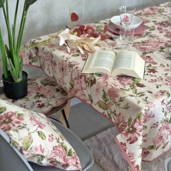 Tovaglia Penelope Collezione romantica di prodotti made in Italy in cotone lemoire home