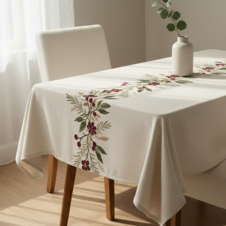 Tovaglia in Cotone 100% - Collezione Baucide e Filemone - Fatta a Mano