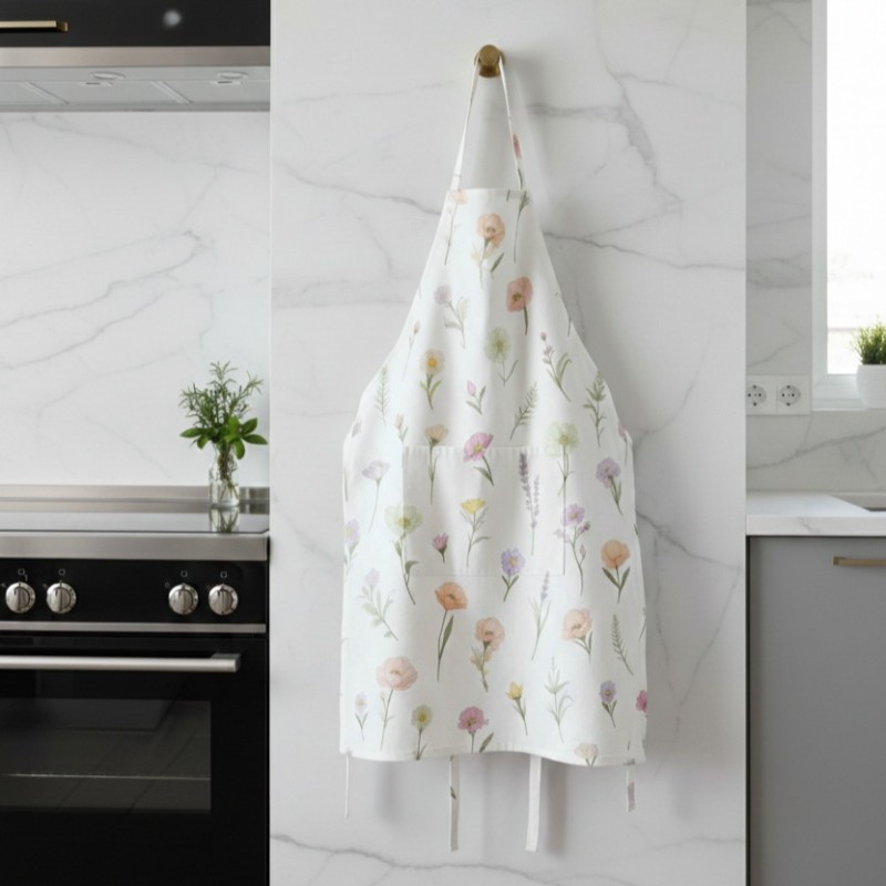 Fiori provenzali su grembiule collezione Ianthe in Cotone – Lemoire Home Handmade Fiori provenzali su grembiule collezione Ianthe in Cotone – Lemoire Home Handmade