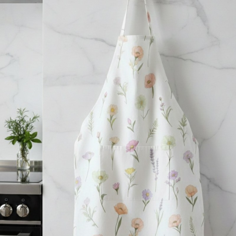 Fiori provenzali su grembiule collezione Ianthe in Cotone – Lemoire Home Handmade Fiori provenzali su grembiule collezione Ianthe in Cotone – Lemoire Home Handmade