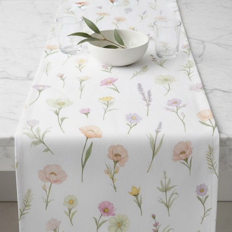 Runner da Tavola Ianthe in Cotone – Design Esclusivo Lemoire Home