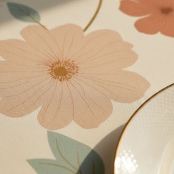 Tovagliette da colazione Ermione Botanical Heritage – Bordo Sartoriale 35x50 cm