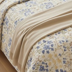Trapuntino Quilt Matrimoniale in Raso di Cotone – Collezione Clori