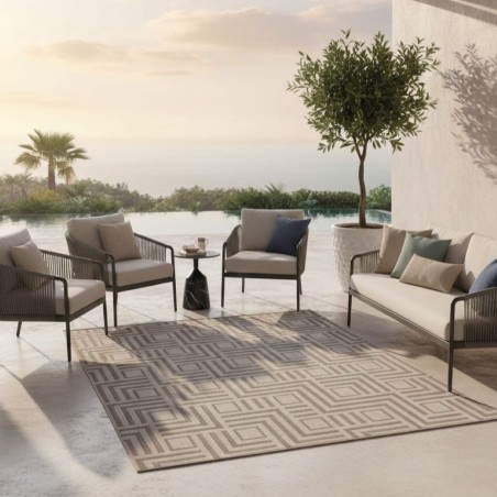 Tappeto Outdoor Tecnico Geometrie Infinito 160x230 – Lemoire Home
