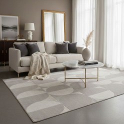 Tappeto Luxury Silver 3D Effect – Texture Soft Touch e Alta Densità