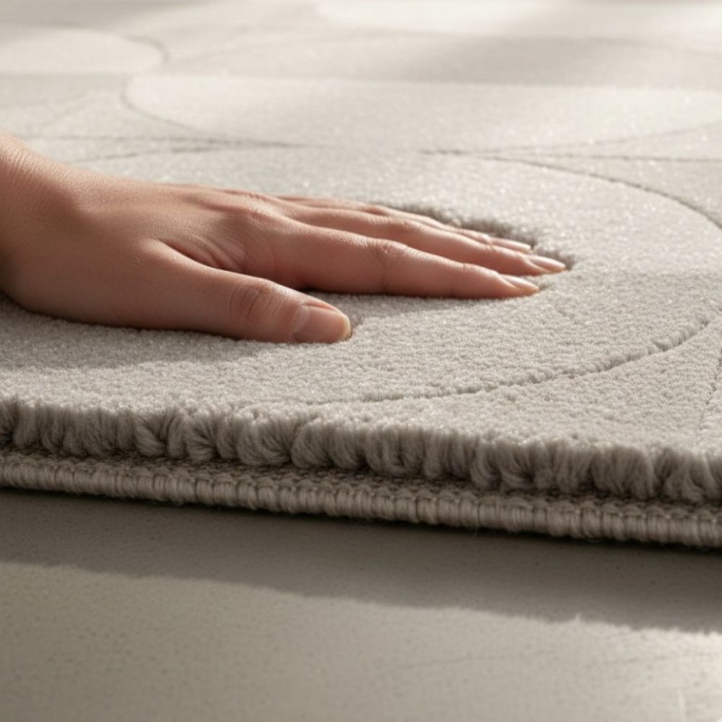 Tappeto Luxury Silver 3D Effect – Texture Soft Touch e Alta Densità