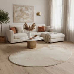 Tappeto Sagomato Beige Soft-Touch High Density – Lemoire Home