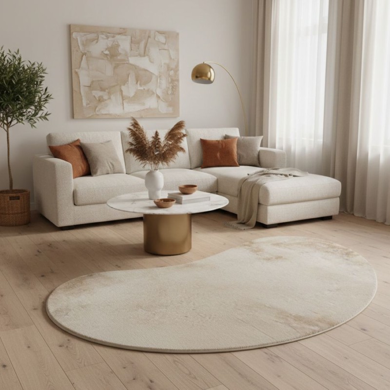 Tappeto Sagomato Beige Soft-Touch High Density – Lemoire Home Tappeto Sagomato Beige Soft-Touch High Density – Lemoire Home