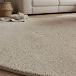 Tappeto Sagomato Beige Soft-Touch High Density – Lemoire Home