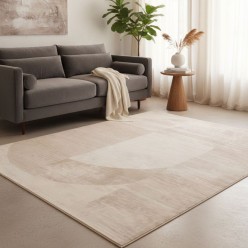 Tappeto Beige 160x230: Texture 3D ad Alta Densità Lemoire Home