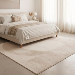 Tappeto Beige 160x230: Texture 3D ad Alta Densità Lemoire Home