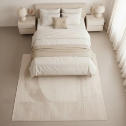Tappeto Beige 160x230: Texture 3D ad Alta Densità Lemoire Home