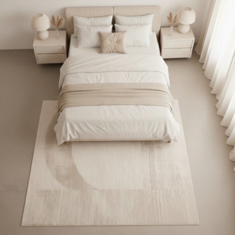 Tappeto Beige 160x230: Texture 3D ad Alta Densità Lemoire Home