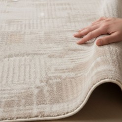 Tappeto Napoli Beige 160x230: Texture 3D ad Alta Densità